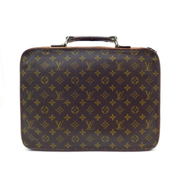 VINTAGE POCHETTE LOUIS VUITTON PORTE DOCUMENTS TOILE MONOGRAM MESSENGER 570€