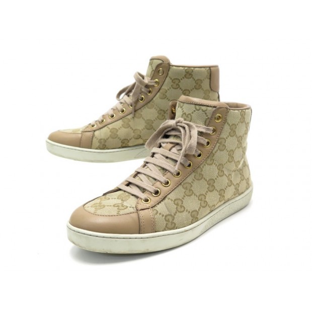 CHAUSSURES GUCCI BASKETS BROOKLYN ORIGINAL GG 338888 38 IT 39 FR SNEAKERS 420€