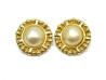boucles d'oreilles chanel 1970 rondes en