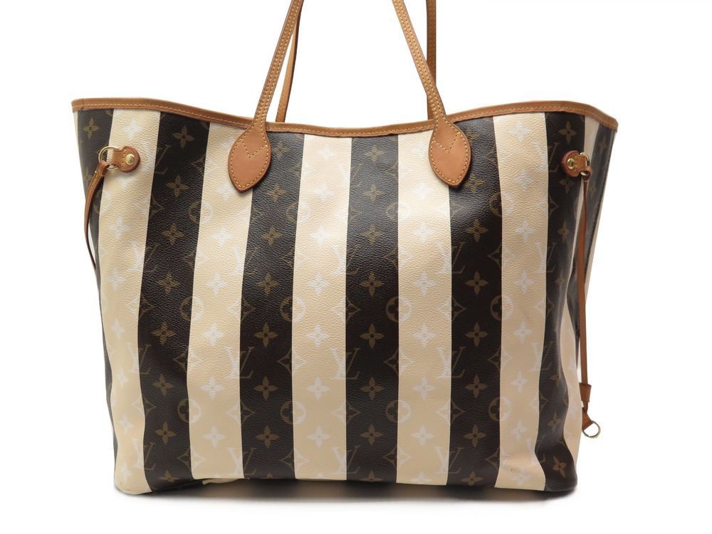 LOUIS VUITTON LV toile revêtue Damier Azur Neverfull GM sac fourre-tout sac  à main 2011