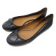 CHAUSSURES CELINE 39 BALLERINES EN CUIR NOIR BLACK LEATHER FLAT SHOES