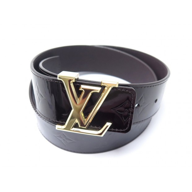 Ceinture Louis Vuitton Initiales pour homme en toile damier