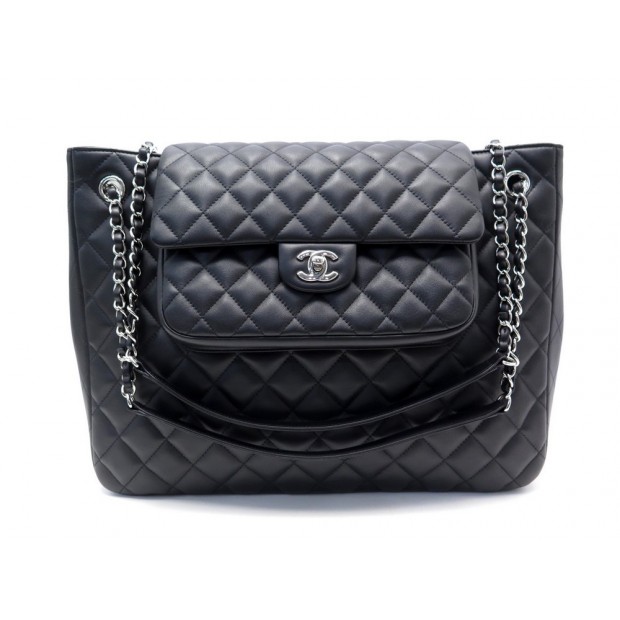 NEUF SAC A MAIN CHANEL CABAS PARIS-EDINBURGH MATELASSE SHOPPING TOTE BAG 5500€