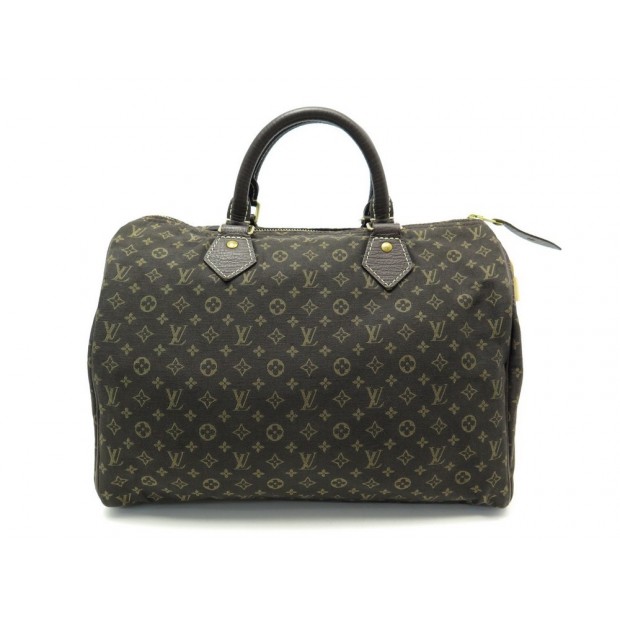 Louis Vuitton Sepia Monogram Mini Lin Idylle Speedy Bandouliere 30 with  Strap For Sale at 1stDibs