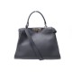 NEUF SAC A MAIN FENDI PEEKABOO MEDIUM EN CUIR GRAINE GRIS BANDOULIERE BAG 3600€