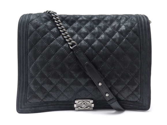 sac a main chanel boy maxi jumbo bandouliere cuir
