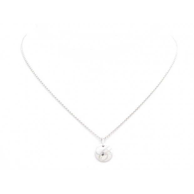 NEUF COLLIER CHOPARD PENDENTIF CHOPARDISSIMO 797938-1001 OR BLANC NECKLACE 1330€