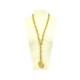 COLLIER CHANEL PENDENTIF MEDAILLON 72 CM EN METAL DORE GOLDEN NECKLACE 1150€