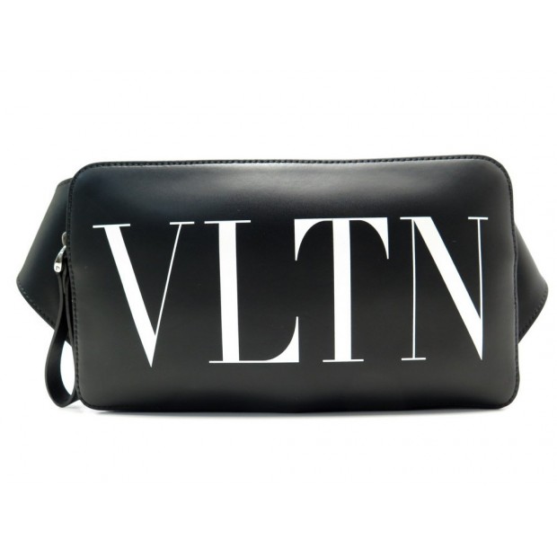 NEUF SAC VALENTINO SACOCHE BANANE VLTN RY2B0719WJW0NI CUIR NOIR FANNY PACK 680€