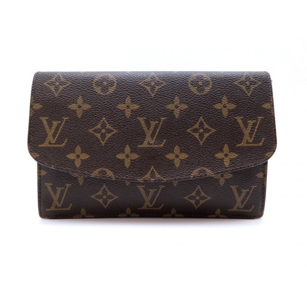 VINTAGE POCHETTE LOUIS VUITTON EN TOILE MONOGRAM CANVAS POUCH HANDBAG 505€