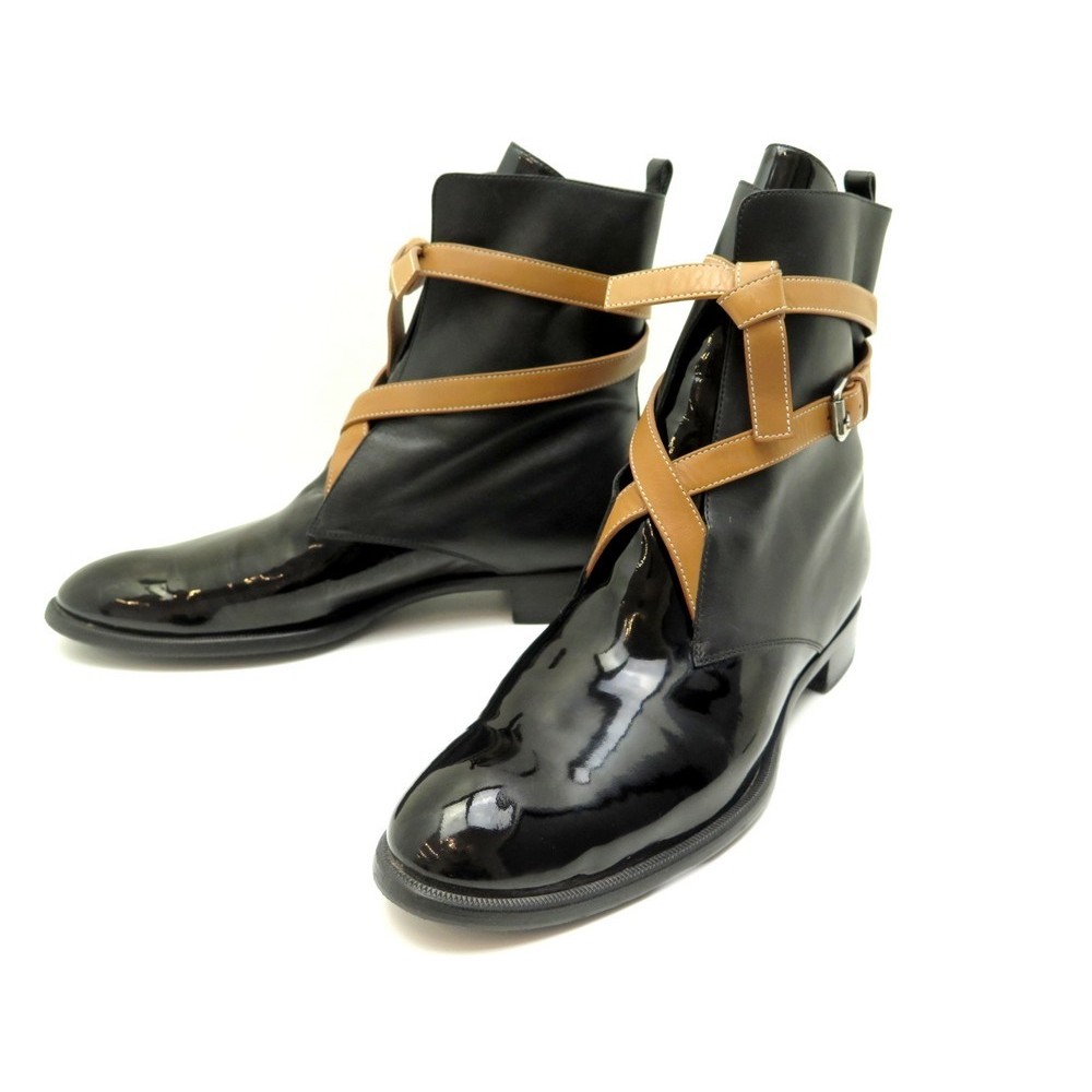 chaussures louis vuitton 42 bottines a lanieres cuir