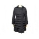 NEUF MANTEAU MONCLER DOUDOUNE BITAR GIUBBOTO 38 MATELASSEE NOIR PLUME COAT 1050€