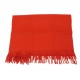 NEUF ECHARPE HERMES SELLIER 194CM EN CACHEMIRE ROUGE NEW RED CASHMERE SCARF 995€
