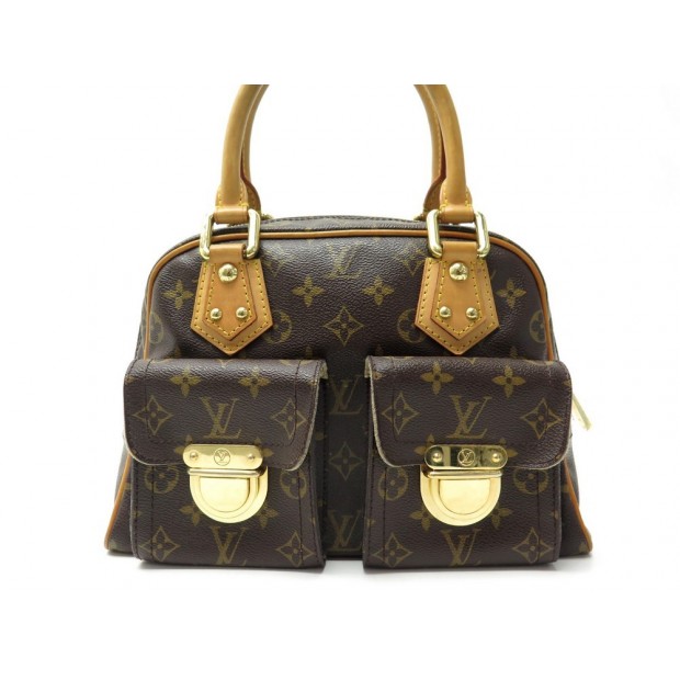 SAC A MAIN LOUIS VUITTON MANHATTAN PM EN TOILE MONOGRAM CANVAS HAND BAG 1420€