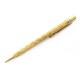 STYLO BILLE MUST DE CARTIER TRINITY PLAQUE OR DORE GOLD PLATED BALL PEN 320€