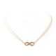 COLLIER TIFFANY & CO INFINITY 40 CM EN OR JAUNE 18K + BOITE GOLD NECKLACE 1250€