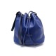 NEUF SAC A MAIN LONGCHAMP 2.0 SEAU S 2058888374 BANDOULIERE CUIR BLEU BAG 390€