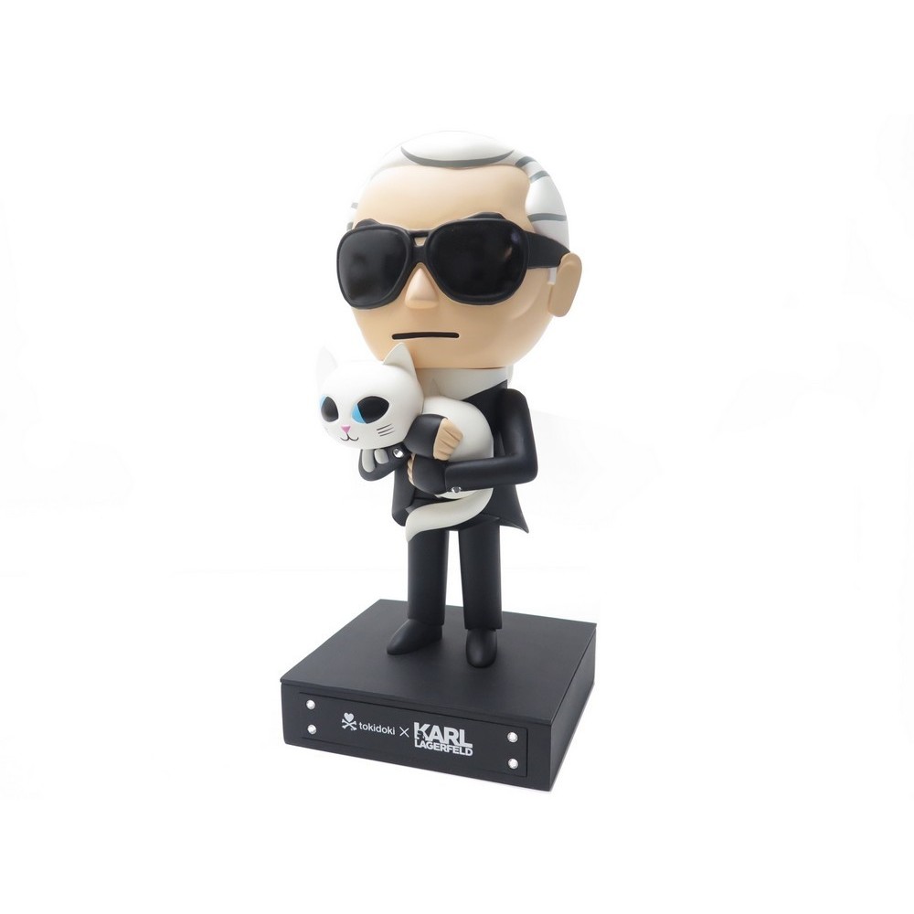 figurine karl lagerfeld tokidoki chat en