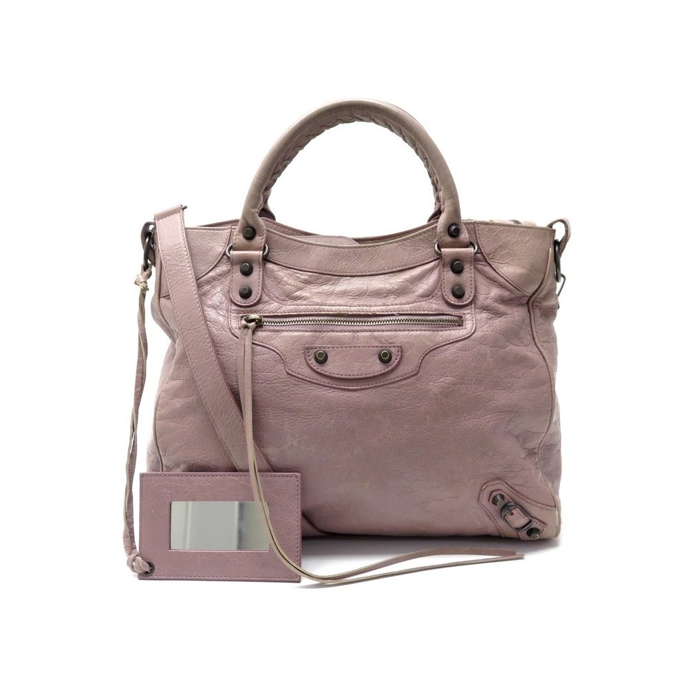 sac balenciaga rose