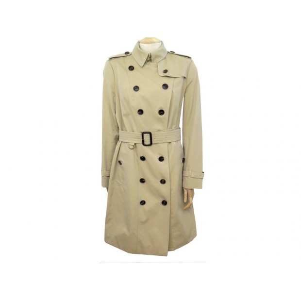 NEUF MANTEAU BURBERRY THE SANDRINGHAM LONG T42 L TRENCH IMPERMEABLE COTON 1790€