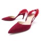 NEUF CHAUSSURES CHRISTIAN DIOR ESCARPINS SLINGBACK 38.5 PLUMES & DAIM SHOES 950€