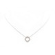 NEUF COLLIER DINH VAN IMPRESSION OR BLANC 18K ET DIAMANTS + BOITE NECKLACE 950€