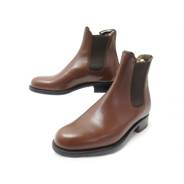 NEUF CHAUSSURES JM WESTON BOTTINES CHELSEA LE CAMBRE 2.5D 36.5 CUIR SHOES 1005€