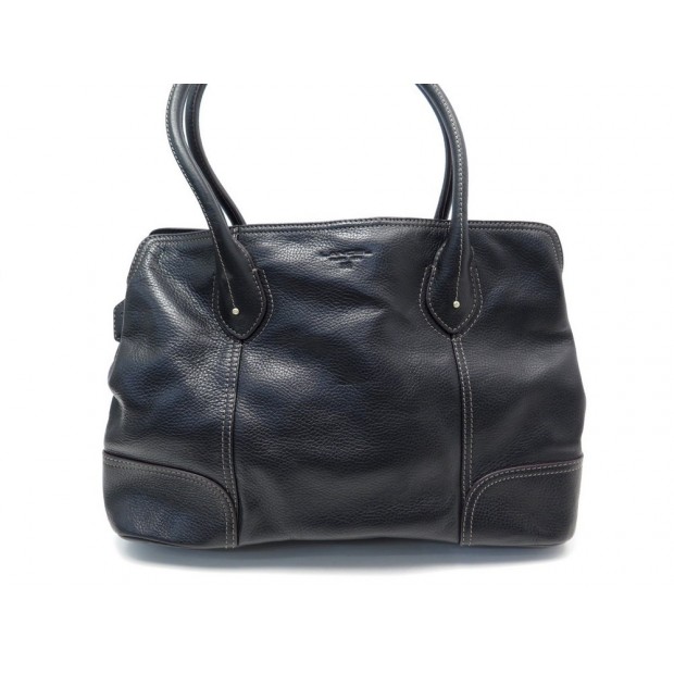 NEUF SAC A MAIN LANCEL LOU SHOPPER A06141 EN CUIR GRAINE NOIR HAND BAG 790€