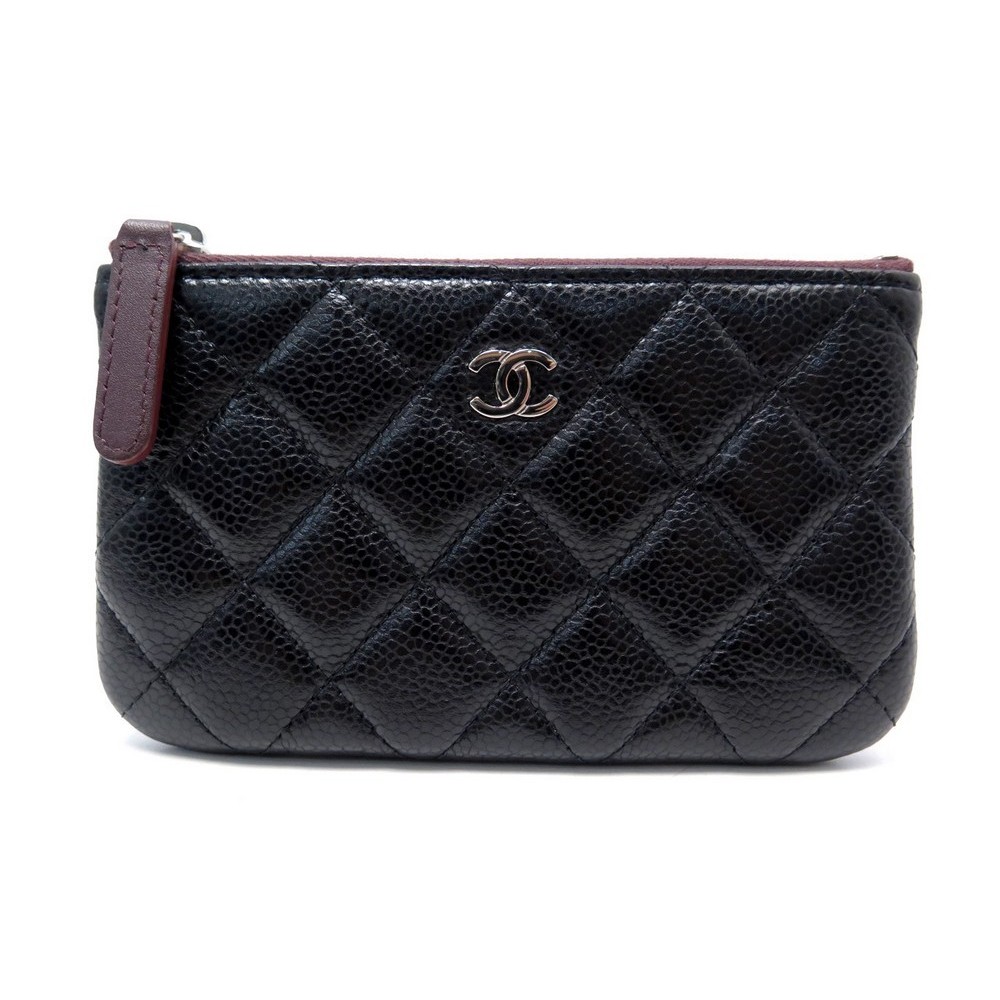 Lot - CHANEL Mini pochette du soir Chanel en velours noir