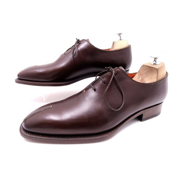 NEUF CHAUSSURES SANTONI RICHELIEU ONE CUT 10.5D 44.5 