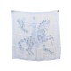 NEUF FOULARD HERMES CHEVAL FLEURI 1ERE EDITION EN MOUSSELINE DE SOIE SCARF 375€