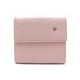 NEUF PORTEFEUILLE CHANEL CAMELIA PORTE MONNAIE EN CUIR ROSE LEATHER WALLET 770€