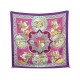 NEUF FOULARD HERMES LE TRIOMPHE DU PALADIN JULIA ABADIE SOIE CARRE 90 SCARF 495€