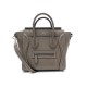 NEUF SAC A MAIN CELINE LUGGAGE NANO BANDOULIERE CUIR GRAINE TAUPE HANDBAG 1990€