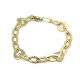 BRACELET FRED MAILLE COEUR & ANNEAUX T20 EN OR JAUNE 18K 18GR + BOITE GOLD 2500€