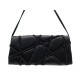 NEUF SAC A MAIN CHRISTIAN LOUBOUTIN POCHETTE EN TOILE SATIN NOIR POUCH BAG 950€