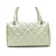 SAC A MAIN CHANEL BOWLING EN CUIR CAVIAR MATELASSE CREME LEATHER HAND BAG 5250€