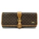 SAC POCHETTE CELINE TROUSSE A BIJOUX TOILE TRIOMPHE MARRON JEWEL POUCH 525€