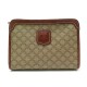 POCHETTE CELINE TROUSSE EN TOILE TRIOMPHE MONOGRAMME MARRON POUCH BAG 260€