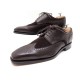 NEUF CHAUSSURES PARABOOT DERBY BIMATIERE 7 41 EN CUIR & DAIM MARRON SHOES 465€