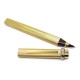 NEUF STYLO PLUME CARTIER TRINITY PLAQUE OR + ECRIN GOLD PLATED FOUTAIN PEN 700€