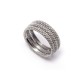 BAGUE MAUBOUSSIN LE PREMIER JOUR T54 EN OR BLANC + ECRIN WHITE GOLD RING 825€