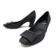 NEUF CHAUSSURES ROGER VIVIER ESCARPINS BELLE 38.5 TOILE NOIR CANVAS SHOES 650€