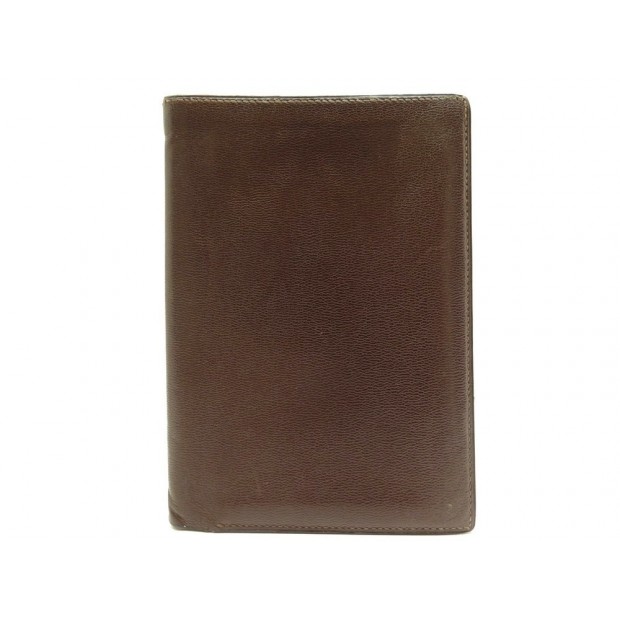 VINTAGE PORTEFEUILLE HERMES EN CUIR MARRON PORTE CARTES WALLET 1150€