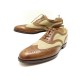 CHAUSSURES CROCKETT & JONES SAUNTON RICHELIEU 9.5E 43.5 TOILE & CUIR SHOES 835€