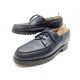 CHAUSSURES JM WESTON DERBY 690 BATEAUX 9.5B 43.5 EN CUIR BLEU NAVY SOES 750€