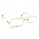 MONTURE DE LUNETTES MUST DE CARTIER TRINITY ELTON JOHN 80 PLAQUE OR GLASSES 890€