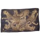 CHALE YVES SAINT LAURENT FIGTHTING LEOPARDS ETOLE PAREO FOULARD 140X235CM SOIE