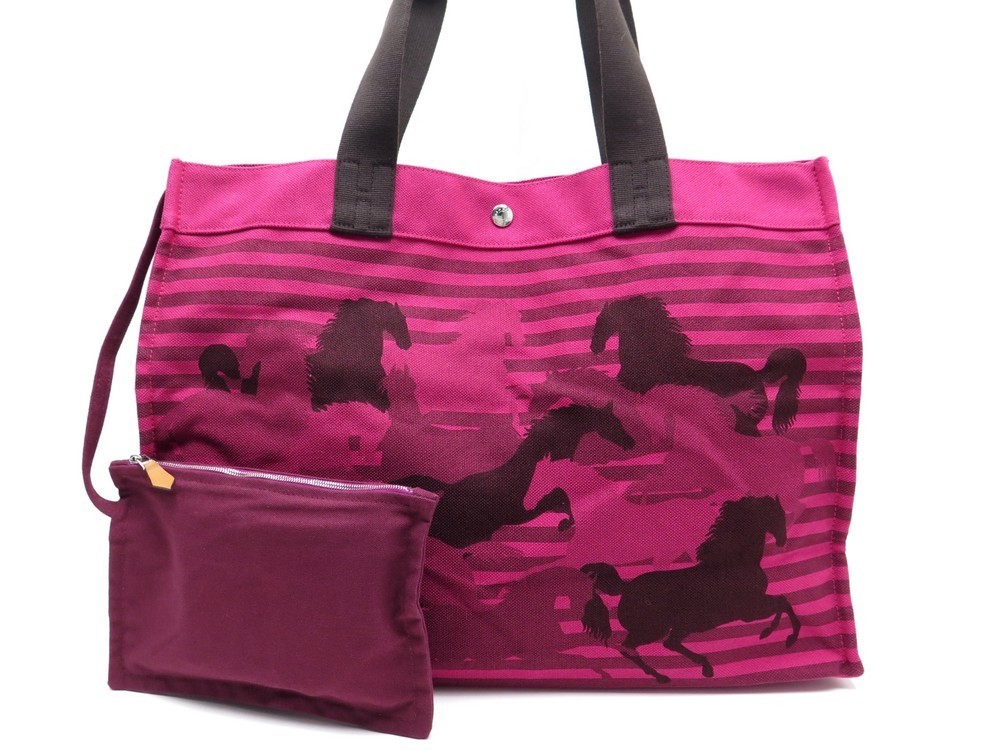 sac a main hermes chevaux en camouflage plage
