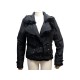 NEUF MANTEAU CHRISTIAN DIOR M 38 COTON NOIR BLOUSON VESTE JACKET COAT 2100€